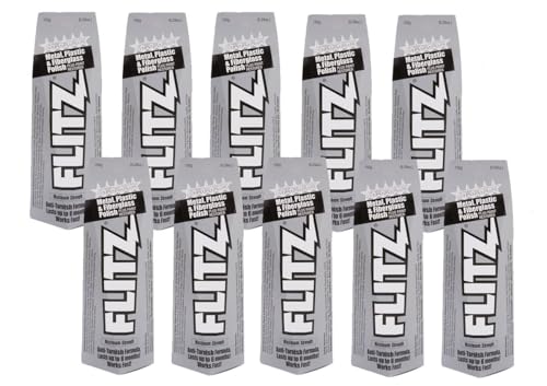 Flitz Multi-Purpose Metal Polish Paste - 529oz Tube 10 Pack