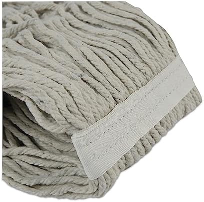 Boardwalk Banded Cotton Mop Heads 24 White Pack Of 12