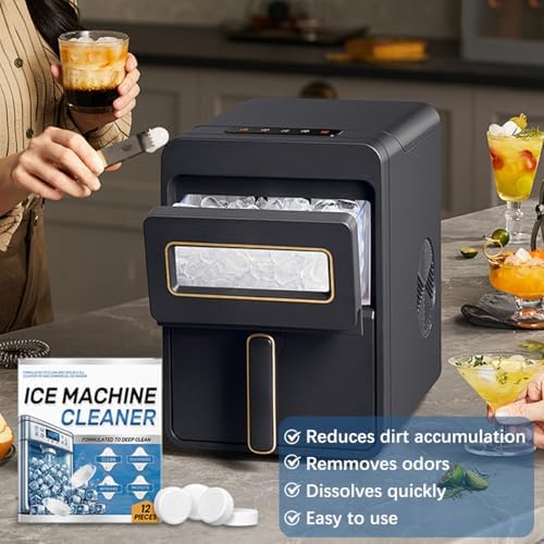 YIVANNUO Ice Machine Descaler - 24 Clean Tablets 1 Year Supply