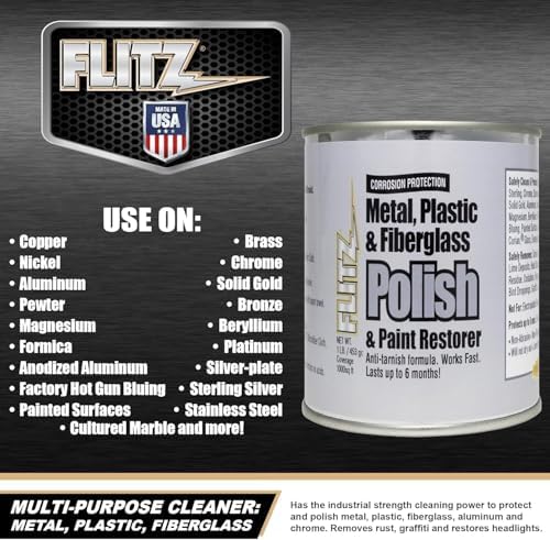 Flitz Multi-Purpose Metal Polish Paste - 1lb USA Made
