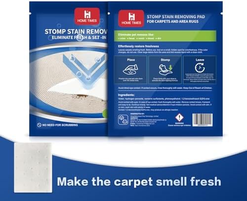 Home Times Carpet Stain Lifting Pads 20 Count Pack
