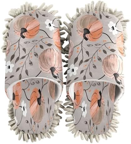 Zhirexin Cleaning Slippers with Microfiber Mop Pad 1