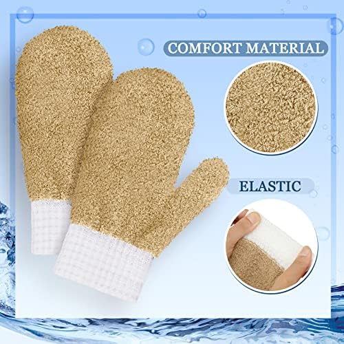 BBTO 3 Pairs Microfiber Dusting Mitts with Thumb