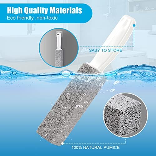 Nonley Pumice Stone Toilet Cleaner with Handle - 4 Pack