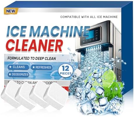EHENiZ Ice Maker Descaler Cleaner Tablets 12 Pack for Clear Ice