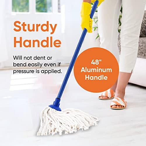 Superio Cotton Mop Head Refill - 10 Inch Strings