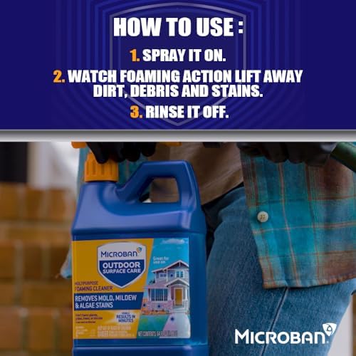 MICROBAN Outdoor Surface Care Cleaner 1 Gallon