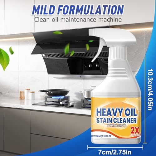 Heavy Duty Oil Stain Remover for Kitchen Surfaces