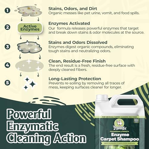 Sprinkle Sweep Enzyme Carpet Shampoo 64oz
