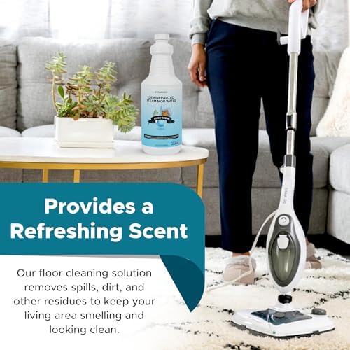 Steam Go Demineralized Water - 32oz Ready-to-Use for Steam Mops