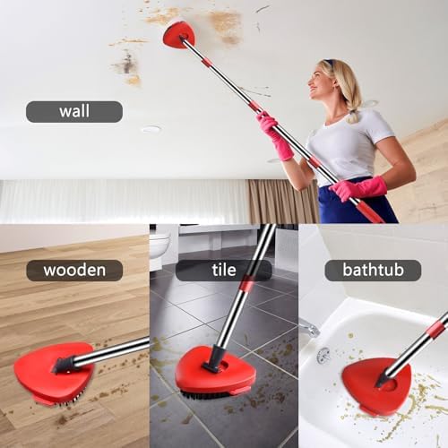 HiBaBy Spin Mop Replacement Heads Set with Handle