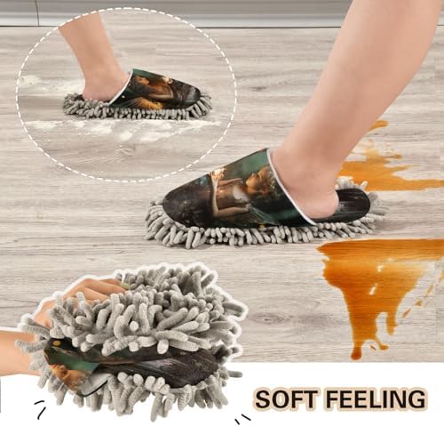 Zhirexin Flower Genie Cleaning Slippers