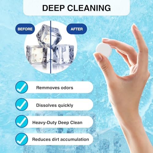 Flowcheer Ice Maker Cleaner Tablets - 24 Count for 1 Year