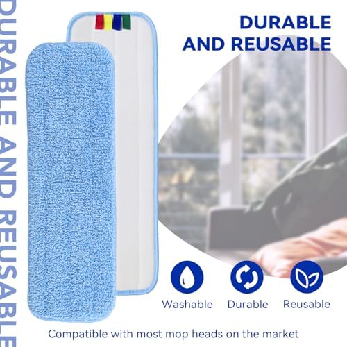 BeiLan Replacement Microfiber Mop Pads 18 10 Pack