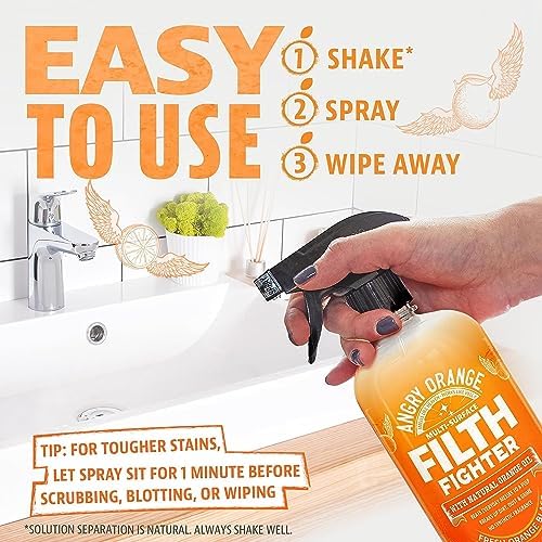 ANGRY ORANGE Citrus Cleaner Spray 24oz Value Pack