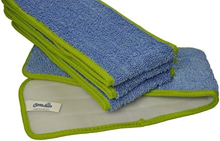 CleanAide Super Absorbent Microfiber Mop Pad Refills 4-Pack