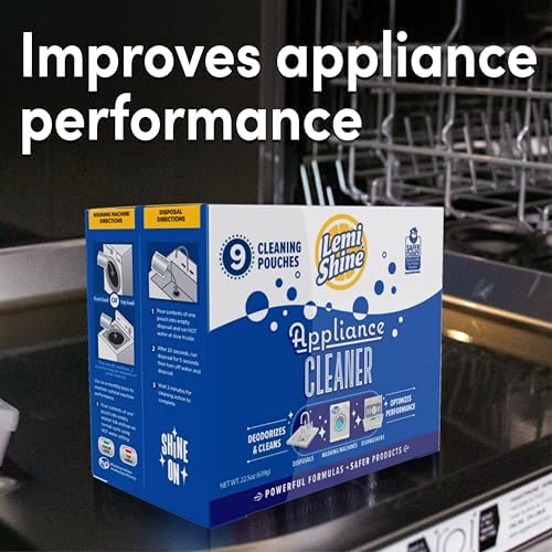 Lemi Shine Appliance Cleaner Deodorizer 9 Pouches