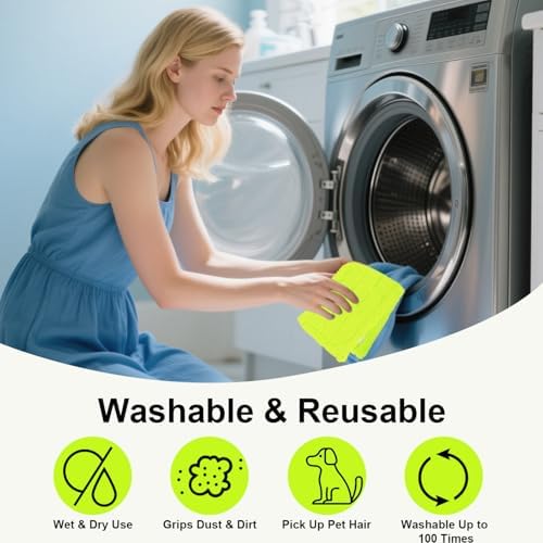 8 Pack SavStor Microfiber Mop Pads for Scotch-Brite M-005