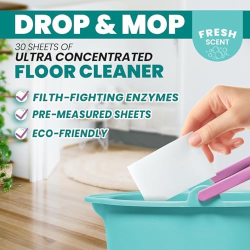 Uncle Todds Ultra Concentrated Floor Cleaner Sheets 30 Pack
