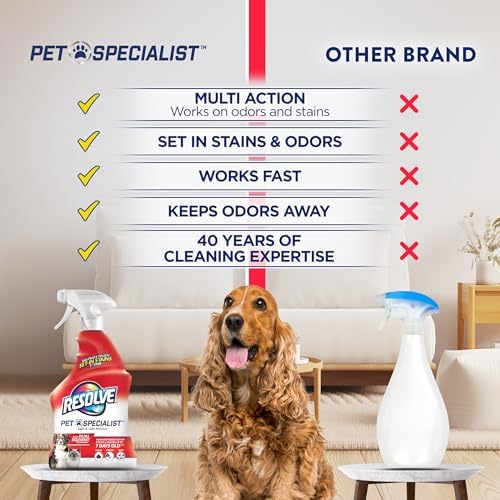 Resolve Pet Specialist Stain Odor Remover Spray 22Fl Oz 1