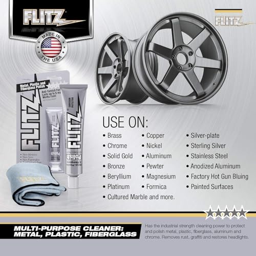 Flitz Multi-Purpose Metal Polish Paste 176oz 20 Pack