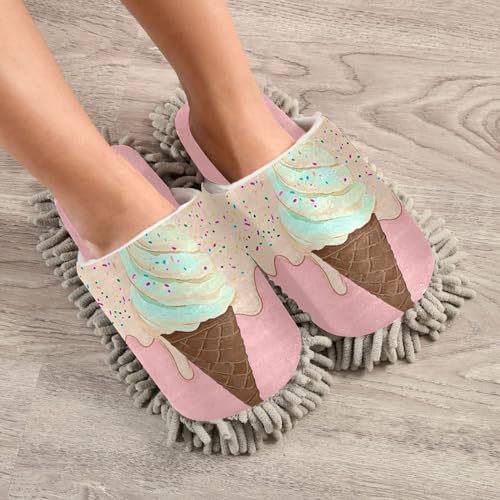 Zhirexin Microfiber Mopping Slippers for Men Women 1