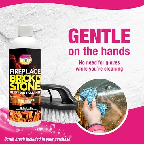Quick N Brite Fireplace Gel Cleaner 16 oz