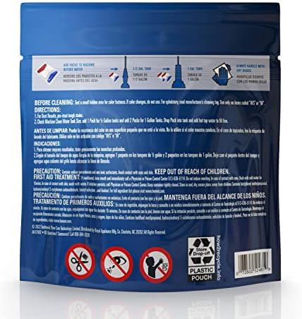 Hoover Oxy Stain Remover Carpet Cleaner Solution Pack AH37002 White