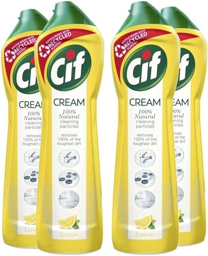 Cif Cream Lemon 500 Ml Pack of 4