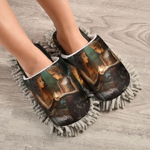 Zhirexin Flower Genie Cleaning Slippers
