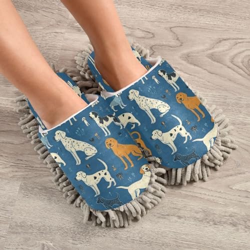Zhirexin Cute Corgi Cleaning Slippers
