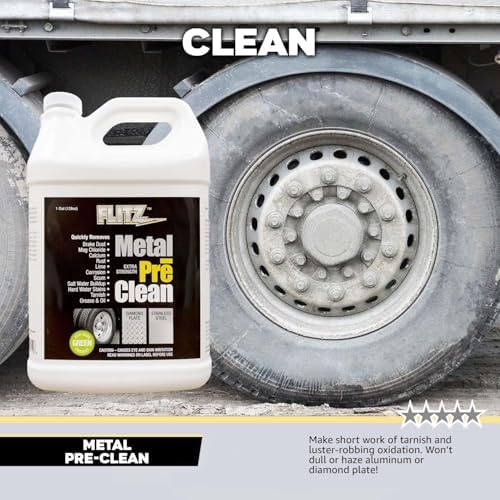 Flitz Metal Pre-Clean 1 Gallon USA-Made Stainless Steel Cleaner