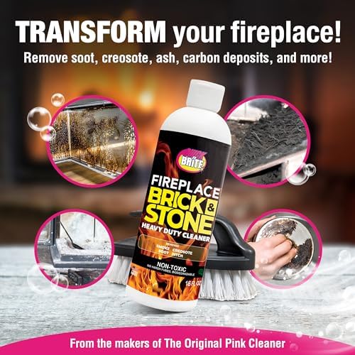 Quick N Brite Fireplace Gel Cleaner 16 oz