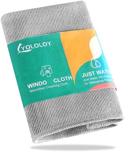 YOLOLOY Enviro Cleaning Cloth 35cm x 35cm Superfine Fiber No Chemicals Needed