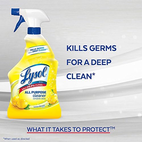 Lysol All Purpose Surface Disinfectant Cleaner 32 oz Lemon Breeze