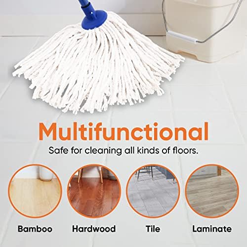 Superio Cotton Mop Head Refill - 10 Inch Strings