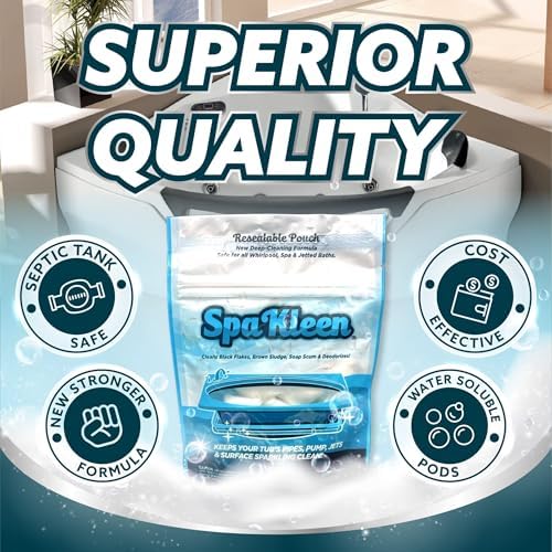SpaKleen Jetted Tub Cleaner - 10 Cleanings Per Pouch