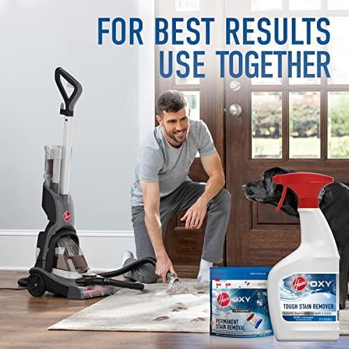 Hoover Oxy Stain Remover Carpet Cleaner Solution Pack AH37002 White