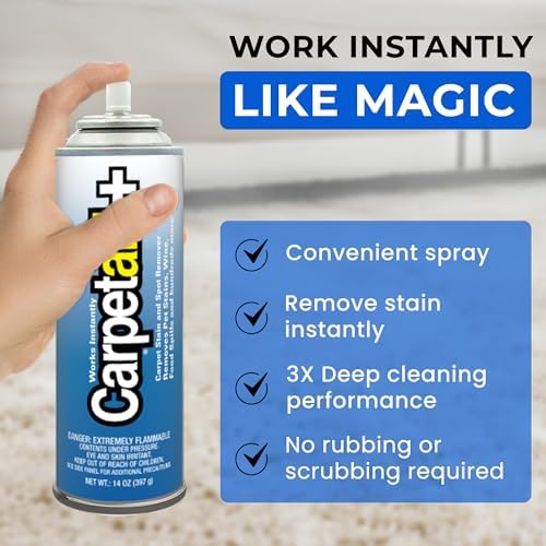 Carpetaid Carpet Spot Stain Remover 14 oz Pack of 6