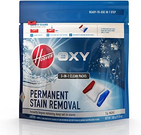 Hoover Oxy Stain Remover Carpet Cleaner Solution Pack AH37002 White