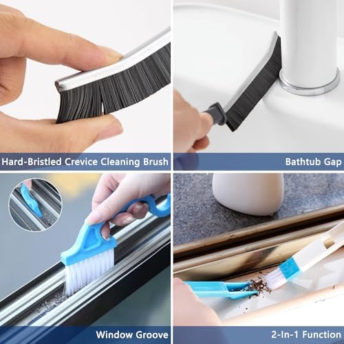 14Pcs Crevice Cleaning Brush Set for Kitchen Bathroom