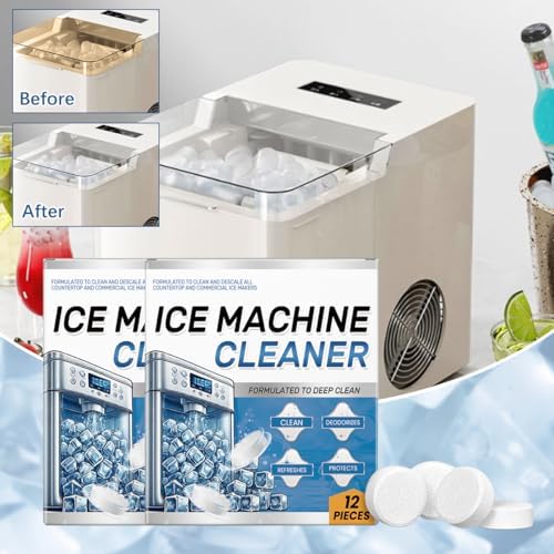 YIVANNUO Ice Machine Descaler - 24 Clean Tablets 1 Year Supply