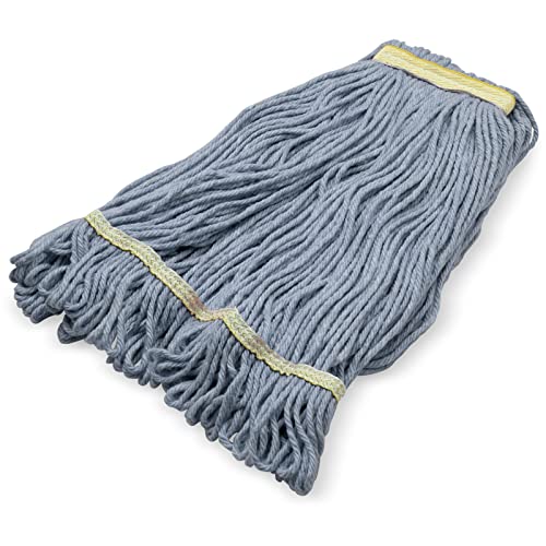 SPARTA Flo-Pac Cotton Mop Head - Narrow Loop Ended with 1 Yellow Band
