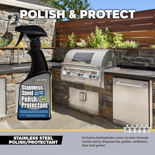 Flitz Stainless Steel Polish Protectant 16oz