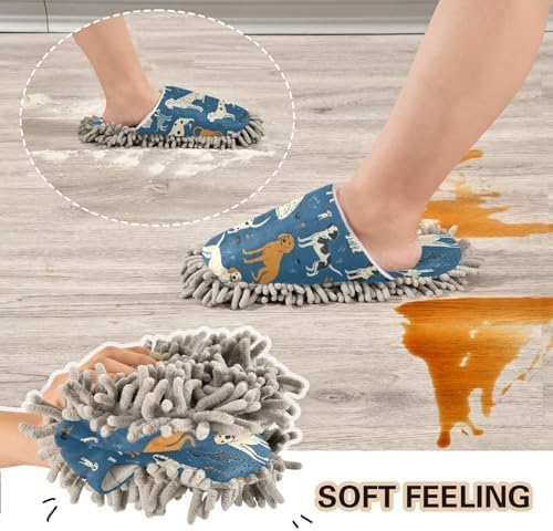 Zhirexin Cute Corgi Cleaning Slippers