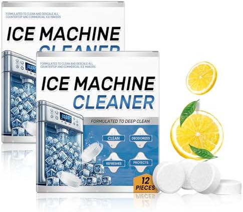 YIVANNUO Ice Machine Descaler - 24 Clean Tablets 1 Year Supply
