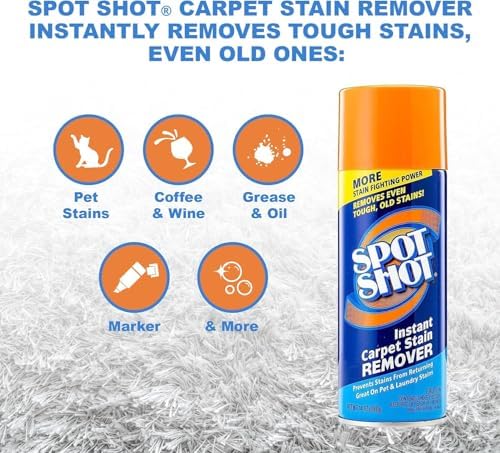WD-40 Spot Shot Professional Carpet Stain Remover Aerosol 14 oz