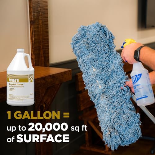 MISTY Crystal Clear Dust Mop Treatment - 1 Gallon Case of 4 1