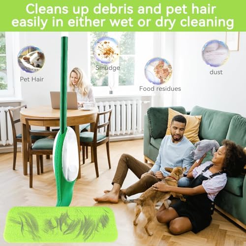 Durable Microfiber Mop Head Replacement for Libman Freedom Spray Mop - 7 Pack