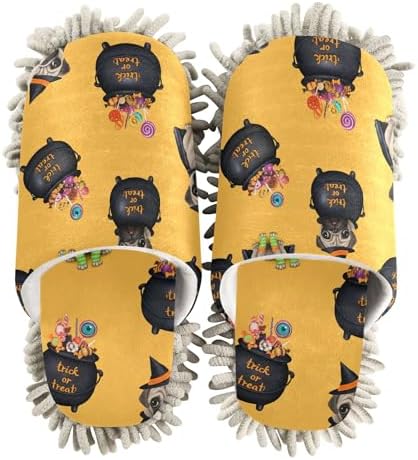 Burbuja Cute Dog Witch Costume Mop Slippers